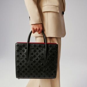 AUTHENTIC CHRISTIAN LOUBOUTIN PALOMA MEDIUM TOP HANDLE BAG